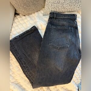 Zara Mid Rise Jeans Black Wash